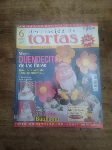 Revista Decoracion De Tortas Duendecito (m)