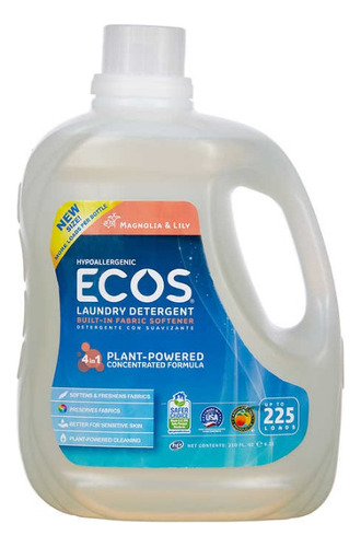 Ecoslaundry Detergent, Hypoallergenic +225 Loads Importado! 