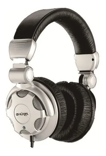 Auriculares Dj Hügel Headphones Monitoreo Cerrados Gris