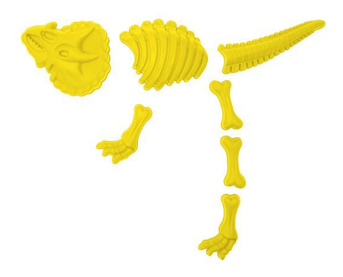 Juguetes De Dinosaurios Play Sand Skeleton, 7 Unidades, Jueg