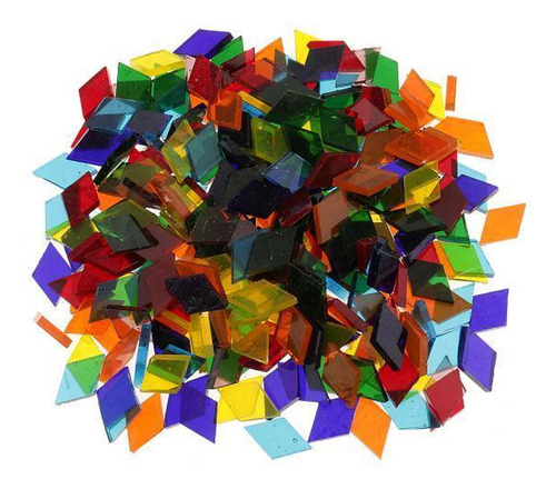 3 Azulejos De Mosaico De Colores 11mm