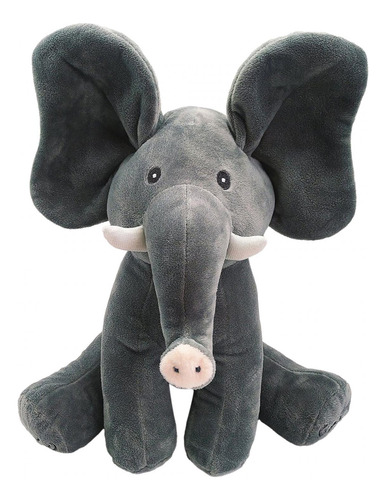 Juguete Musical De Peluche Para Bebé, Cantor Orejas Grises