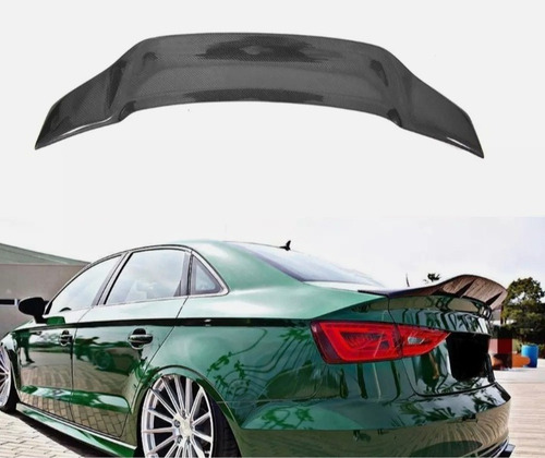 Aleron Compatible Con Marca Audi A3 A4 A5 Carbono Spoiler