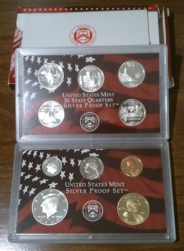 Monedas De Colección  2003 U. S. Juego De Plata A Prueba De