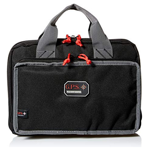 G.p.s. Quad Pistol Range Bag With Mag Storage &amp; Dump Cup