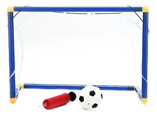 Sistema Red Del Poste Plegable Mini Fútbol Fútbol Con Bomba 