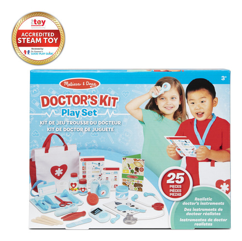 Melissa & Doug, Set De Juego De Doctor Para Niños