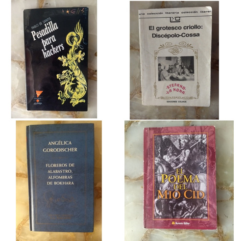 Libro Novela Cuento Ciencia Ficcion Lote X 14 U (Usado)