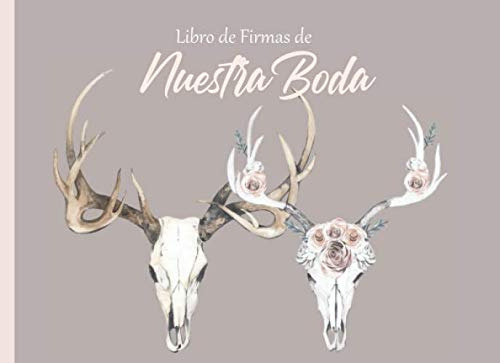 Libro De Firmas De Nuestra Boda: Boda Boho Novia Bohemia Zer