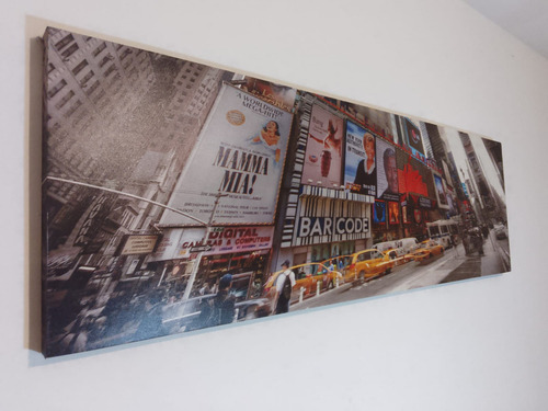 Cuadro Broadway New York, Medida 140 Cm X 45 Cm