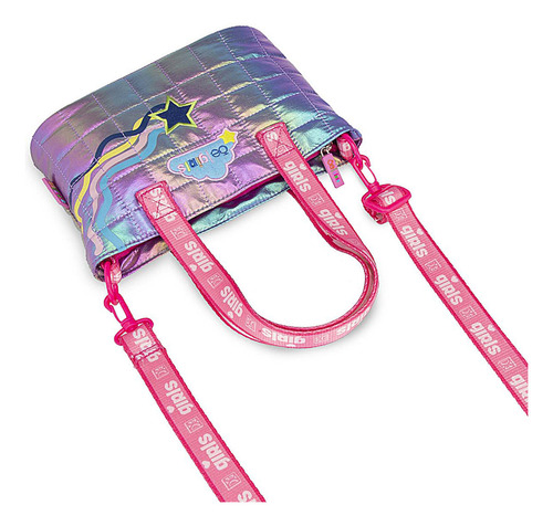 Bolsa Niñas Tote Cloe Didrali Mediano Color Violeta
