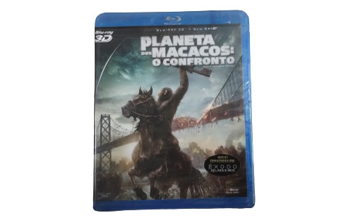 Planeta Dos Macacos O Confronto Blu Ray Original Lacrado