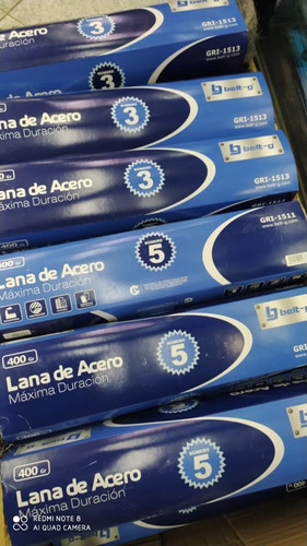 Lanilla De Acero Para Caretear #05 #03 De 400grs/160 Grs