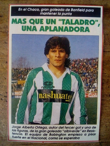 Recorte Banfield De Jorge Alberto Ortega