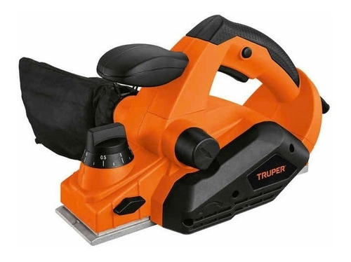 Cepillo eléctrico de mano Truper CEPEL-3-1/4A4 83mm 127V naranja