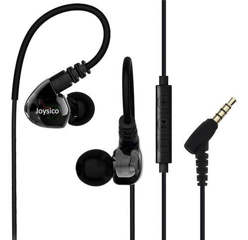 Auriculares In-ear Cable Joysico Deportivos Con Microfono