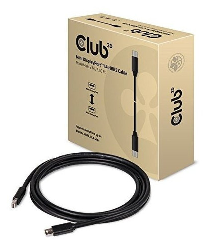 Club3d Cac1164 Mini Displayport 14hbr3 Cable Dp 8k 60hz 2m65