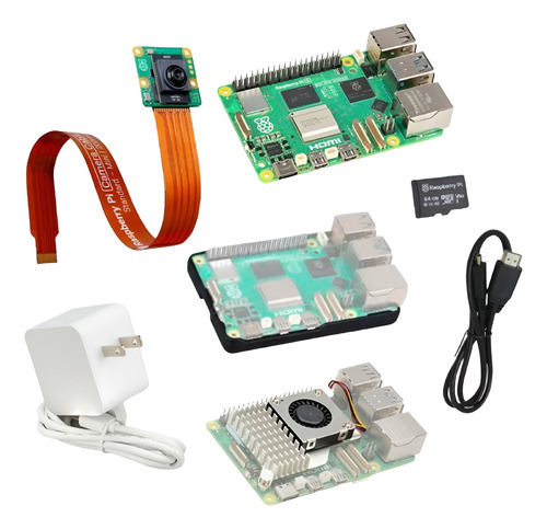 Kit Camara Ia Raspberry 5 4gb Vision Artificial Con Ejemplos