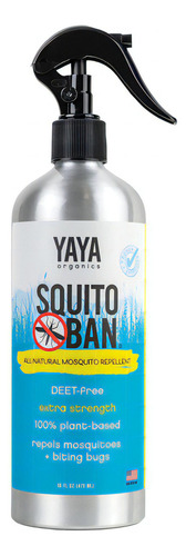 Squito Ban Repelente De Mosquitos Yaya Organics, Todo Natur