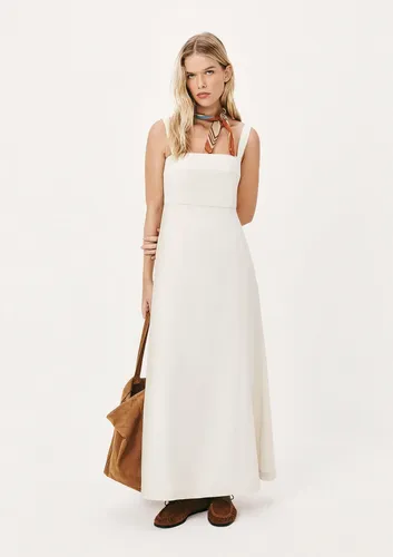 Vestido Midi Hering Evasê com Linho