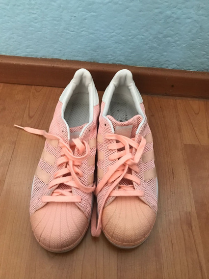 Estadio Farmacología Amplificador Tenis Adidas Superstar Rosa Pastel | MercadoLibre 📦