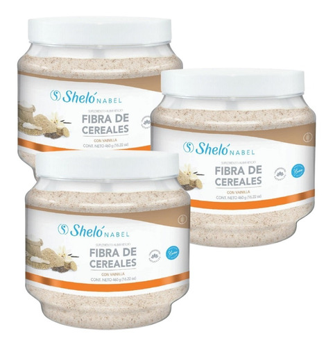 3 Pack Fibra De Cereales Shelo
