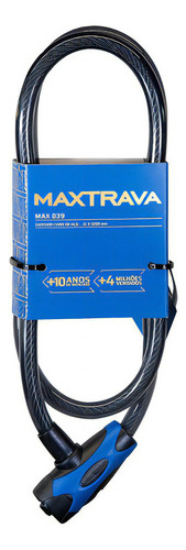 Cadeado Trava Corrente Aço 12x1200mm Max039 Maxtrava