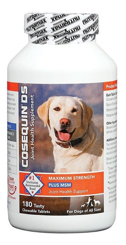 Cosequin Ds Plus 180 Caps Suplemento Canino Nutramax 05/2023