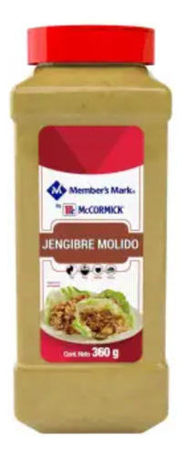 3 Pza Jengibre Molido Member's Mark By Mccormick 360 G