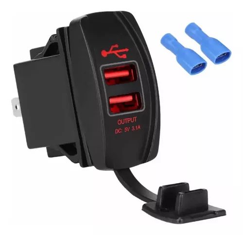 Enchufe USB para la instalacion en motos y poder cargar baterias