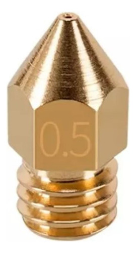 Nozzle 0.5mm Pico Mk8 Bronce Hotend Ender *capas3d*