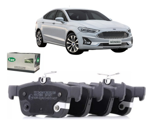 Pastilla De Freno Lpr Mondeo V 1.5 - 2.0 Tdci Ecoboost Tras.