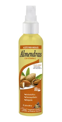 Aceite Para Masajes Natural Freshly Almendras X 240ml