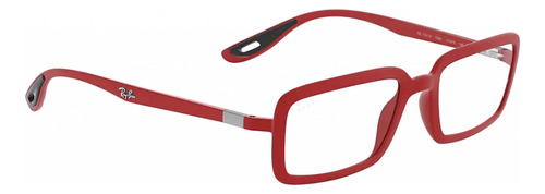 Lentes Ray-ban Ferrari Rojos Armazón Rectangular 