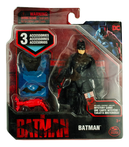 Batman Figura Dc 11 Cm 3 Accesorios Spin Master