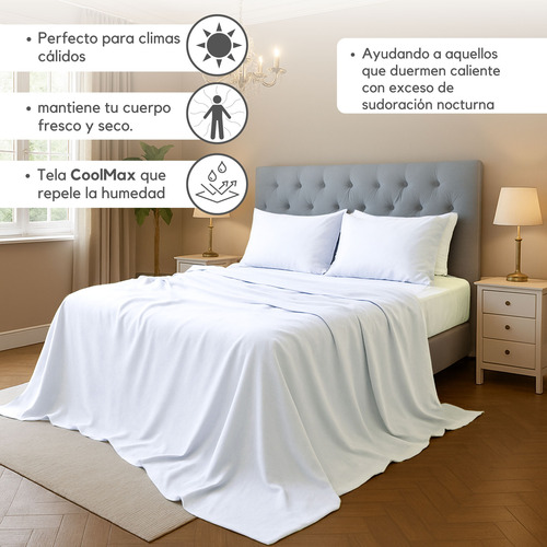 Juego Sábanas King Size Luxus Tacto Algodón Cajón Alto