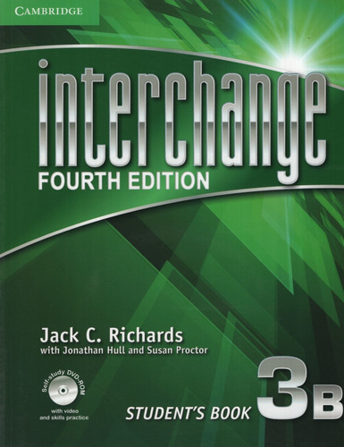 Interchange 3b (4th.edition) - Student's Book B + Dvd-rom, De Richards, Jack C.. Editorial Cambridge University Press, Tapa Blanda En Inglés Americano, 2012