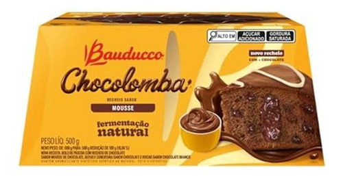 Colomba Pascal Bauducco Sabor Mousse De Chocolate 500g