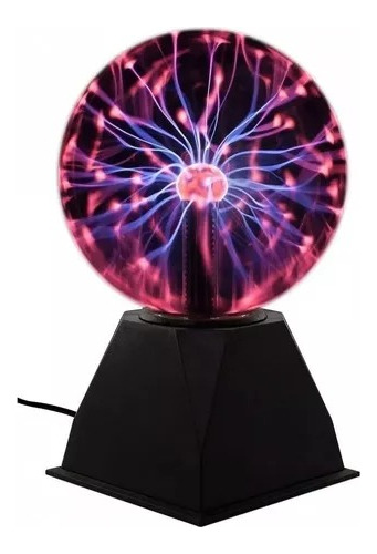 Lampara De Tesla Esfera De Cristal Plasma  Jumbo