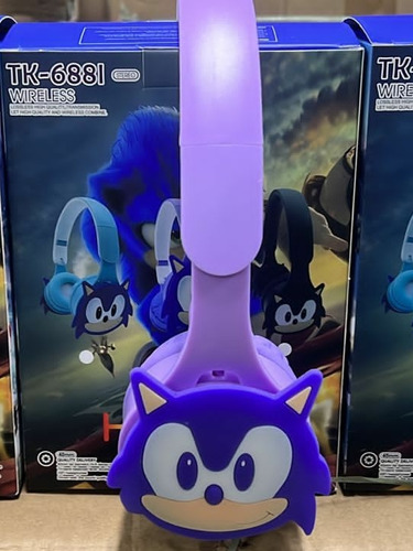 Audífono Bluetooth Infantil Sonic Niños Morado 