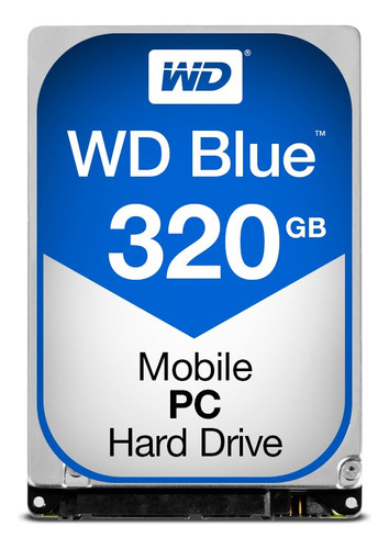 Wd - Disco Duro Interno Azul De 320 Gb, Clase Sata De  Rpm,.