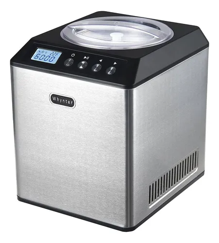 Máquina Para Hacer Helados Whynter, 2 L, Con Pantalla Lcd