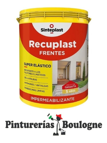 Recuplast Frentes Blanco X 1 Litro, Sinteplast. Pintu Boulog