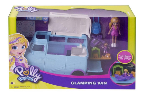 Polly Pocket Furgoneta Campamento Glamping Van Muñecas