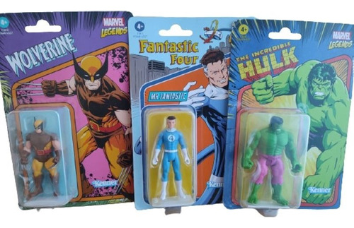 Set De 3 Figuras Marvel Legends Kenner Super Heroes