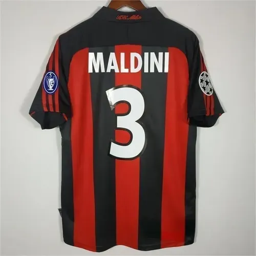 Jersey Ac Milan Local 02/03 Maldini 3 Retro Futebol | Parcelamento