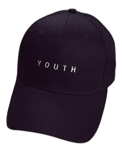 Gorra Beisbol Juvenil Casual Ajustable Youth Color Negro