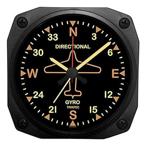 Trintec Aviation Vintage Dm62v Despertador De Viaje Giroscóp