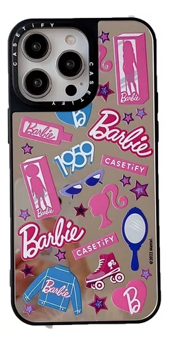 Funda Oficial de Mattel Barbie Stickers Brillantina Reforzada para iPhone 11