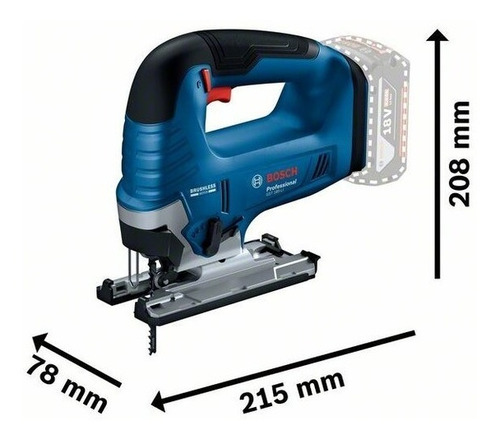 Sierra Caladora Bosch Gst 185-li Brushless De Velocidad Vari